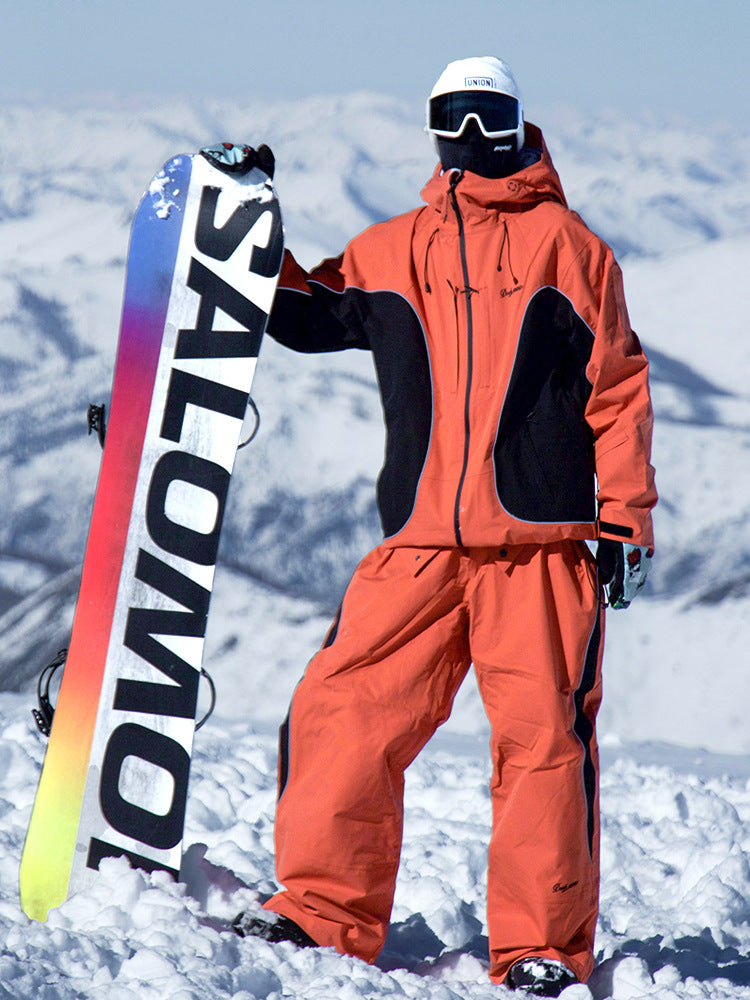 Men's Three-Layer Baggy Waterproof Ski Outfit