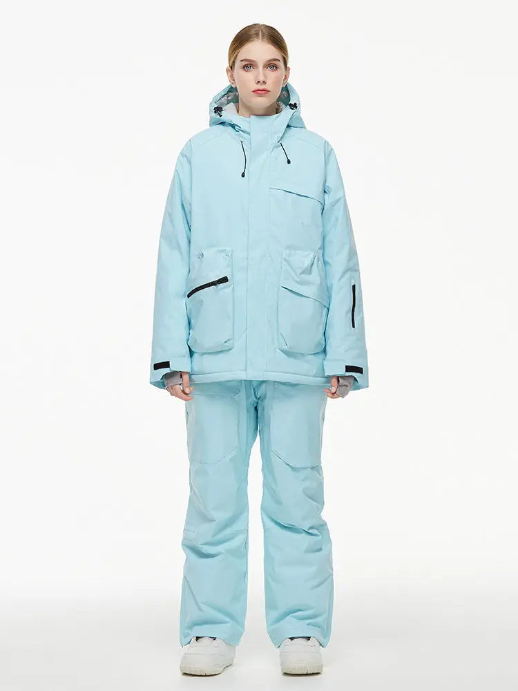 Men Women Mountain Explorer Snow Suits Winter Sports Wear