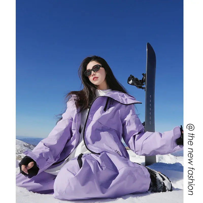 Affordable Adult Snowboarding Jacket & Pants Set Skiing Snow Suits