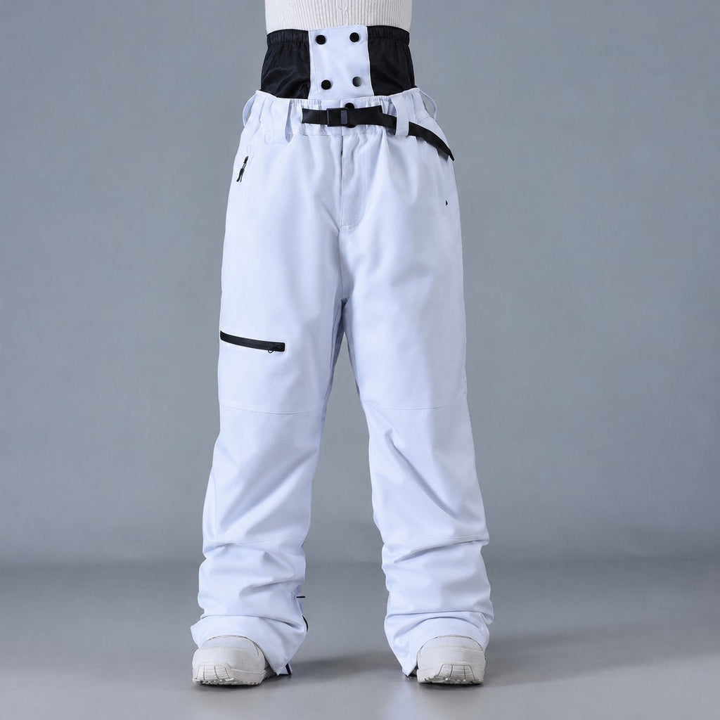 Unisex High-Rise Wide-Leg Snowboard Trousers