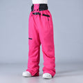Unisex High-Rise Wide-Leg Snowboard Trousers