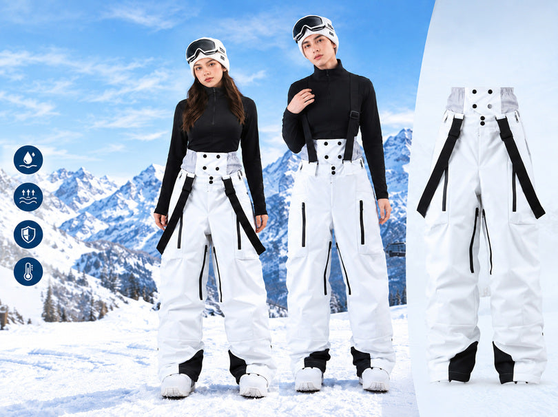 Women's Convertible High-Waist Snow Overalls
