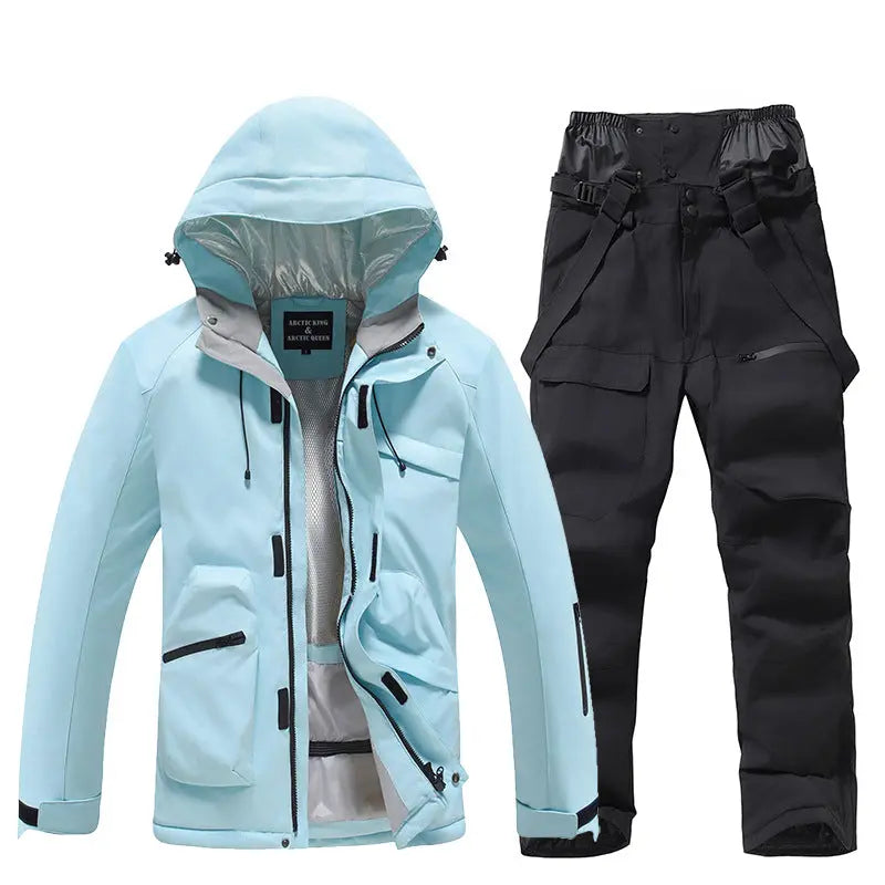 Men Women Mountain Explorer Snow Suits Winter Sports Wear