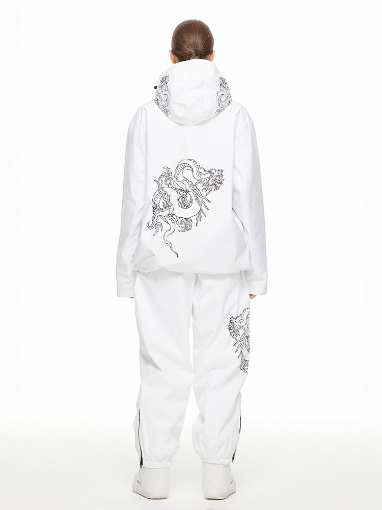 Unisex Insulated Oversized Snowboard Jacket and Pants