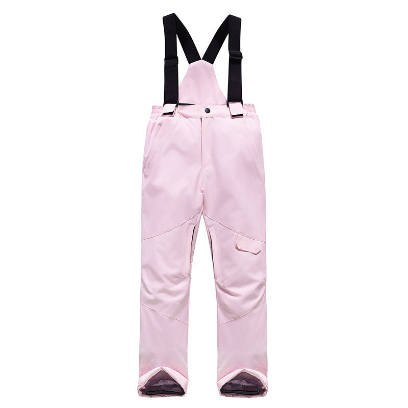Kids' Rainbow-Gradient Insulated Snow Jacket and Bibs