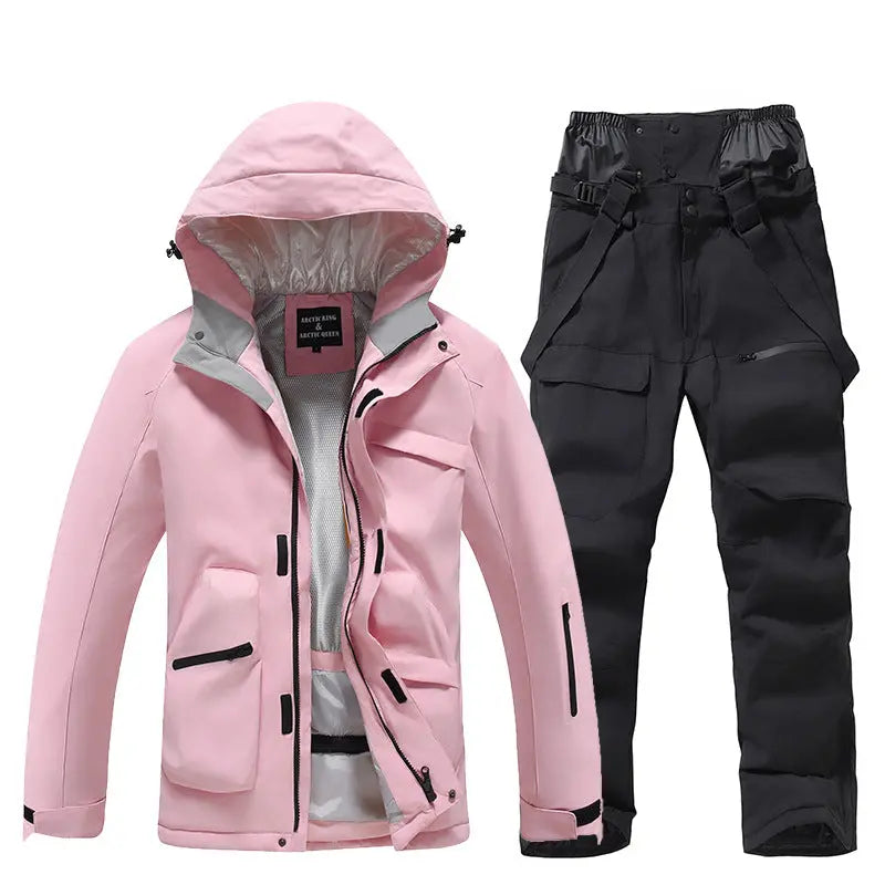Men Women Mountain Explorer Snow Suits Winter Sports Wear