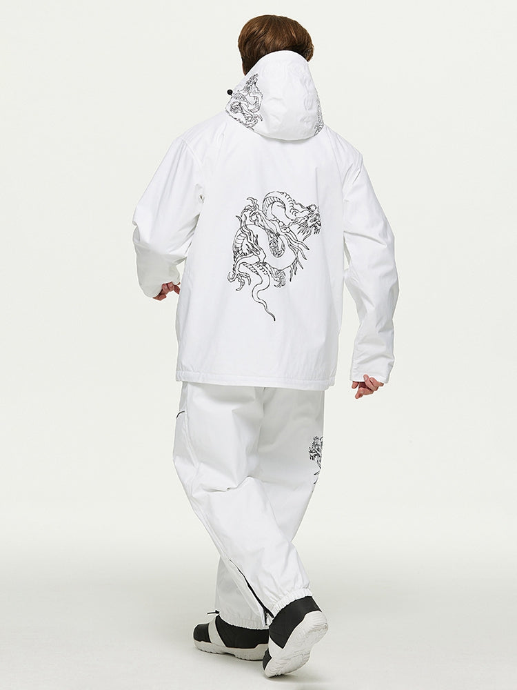 Unisex Insulated Oversized Snowboard Jacket and Pants