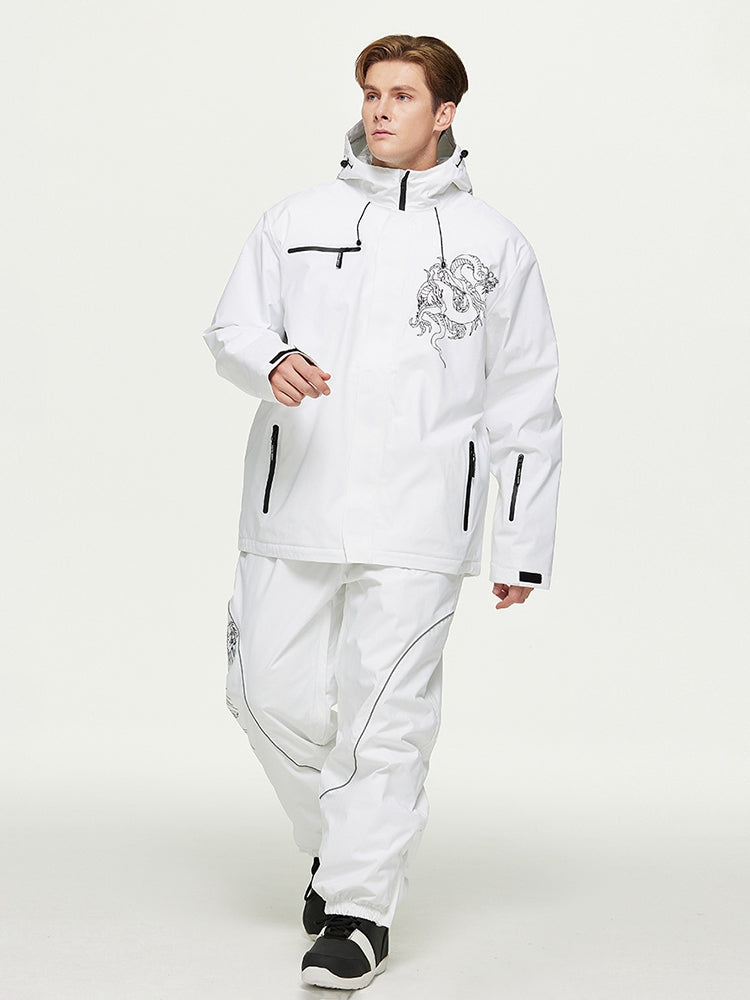 Unisex Insulated Oversized Snowboard Jacket and Pants