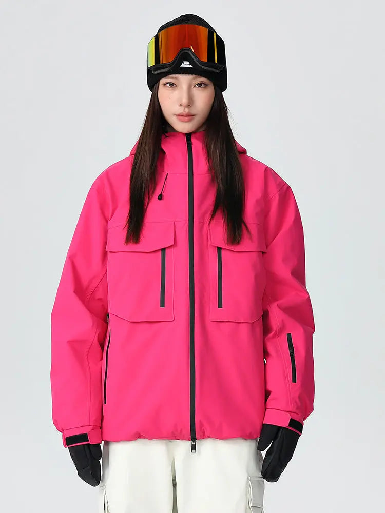 Unisex Advanture Snowboard Jacket Hooded Insulated Ski Coat