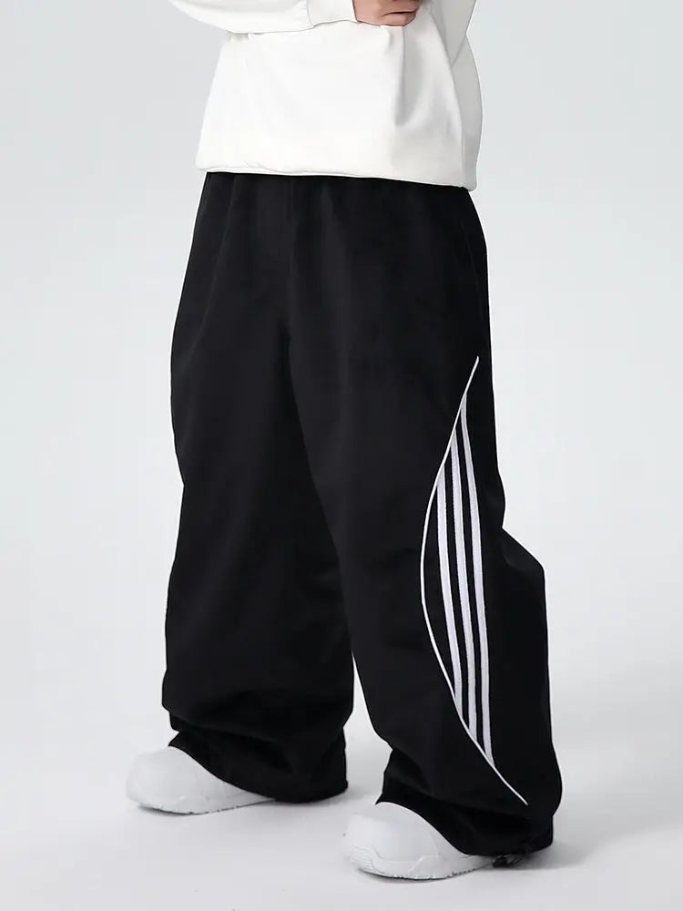 Women's Oversized Fleece Baggy Snowboarding Pants