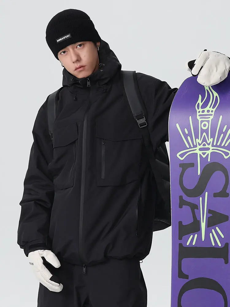 Unisex Advanture Snowboard Jacket Hooded Insulated Ski Coat