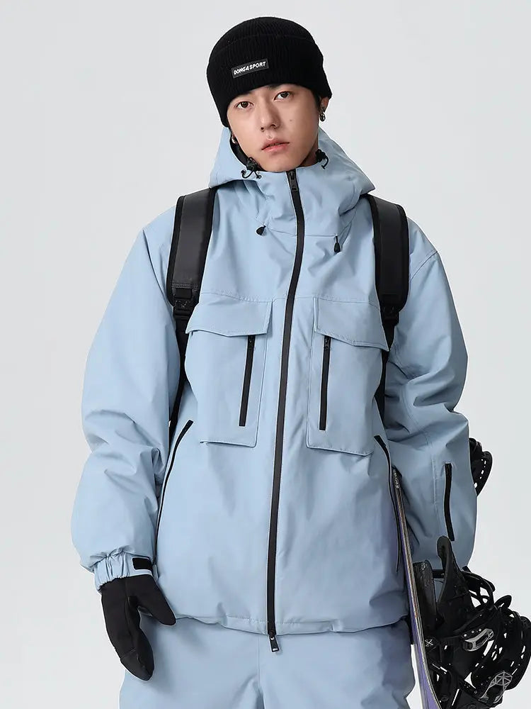 Unisex Advanture Snowboard Jacket Hooded Insulated Ski Coat