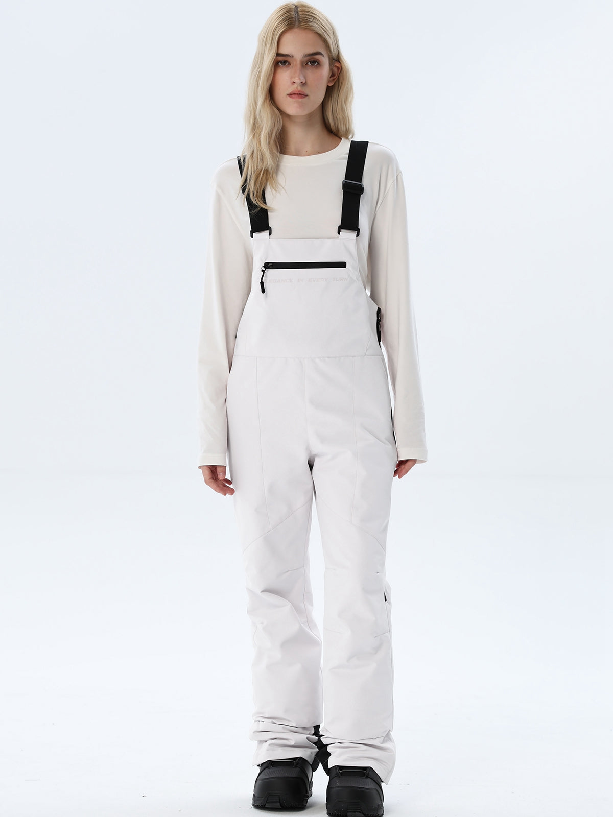 Women's Adjustable-Strap Snow Bib Overalls