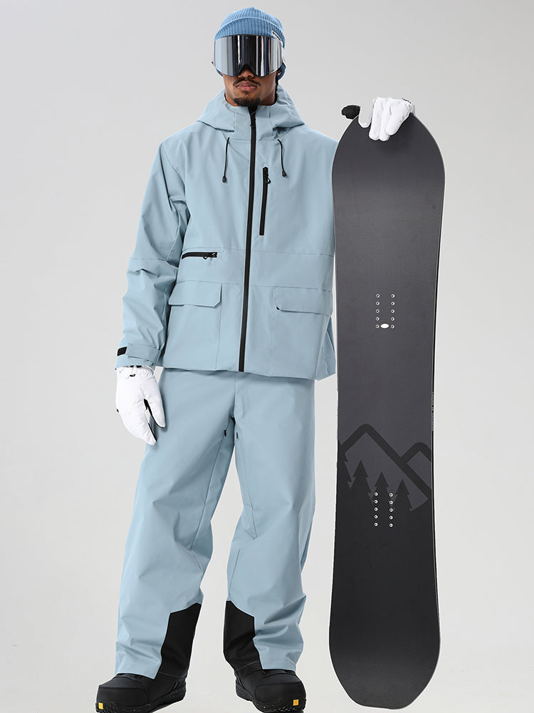 Men's Full-Zip Utility Ski Jacket and Pants