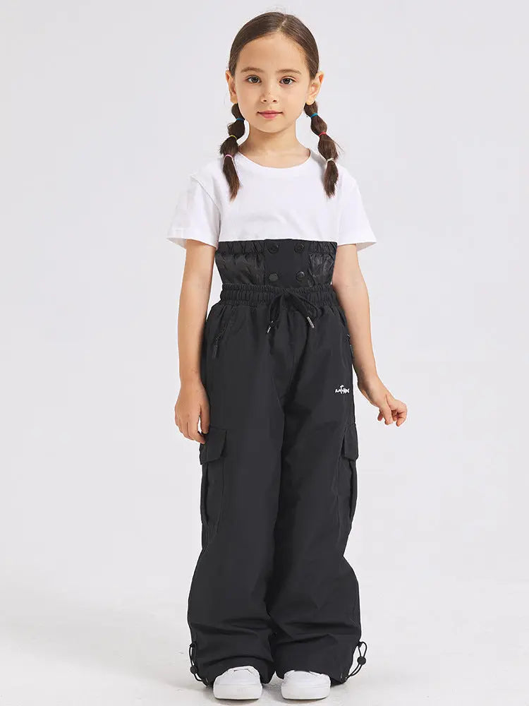 2026 Baggy Ski Snow Pants High Waist Thicken Pants for Kids