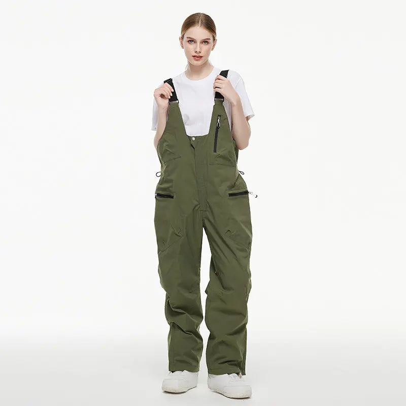 2026 Winter One-piece Ski Snow Bibs Pants for Adult