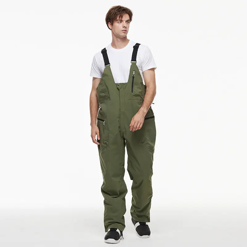 2026 Winter One-piece Ski Snow Bibs Pants for Adult