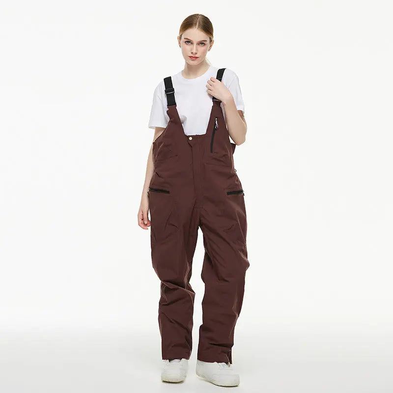 2026 Winter One-piece Ski Snow Bibs Pants for Adult