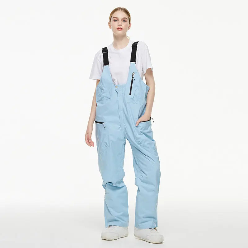 2026 Winter One-piece Ski Snow Bibs Pants for Adult