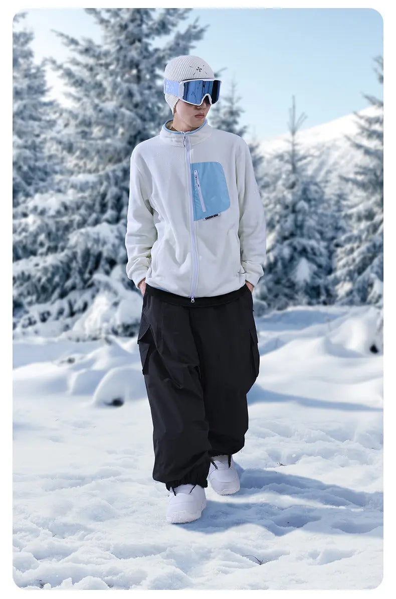 Men Baggy Snowboard Trousers 2024 Outdoor Ski Pants