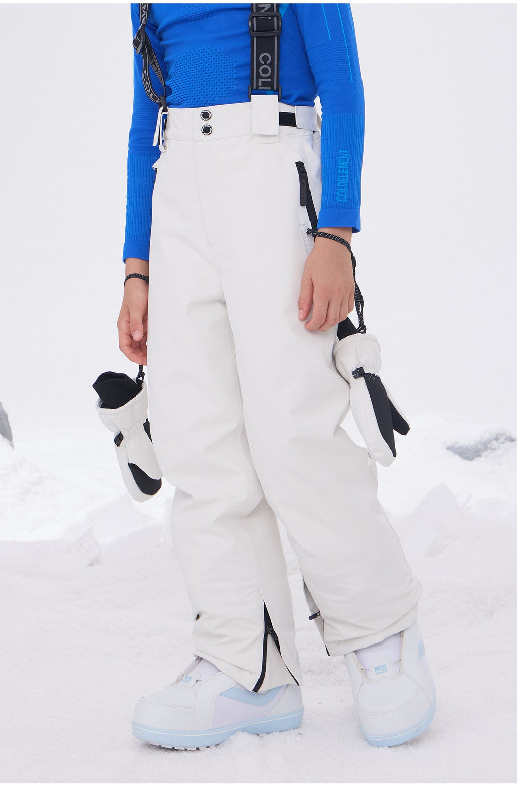 Kids' Seam-Sealed Three-Layer Insulated Snow Bibs