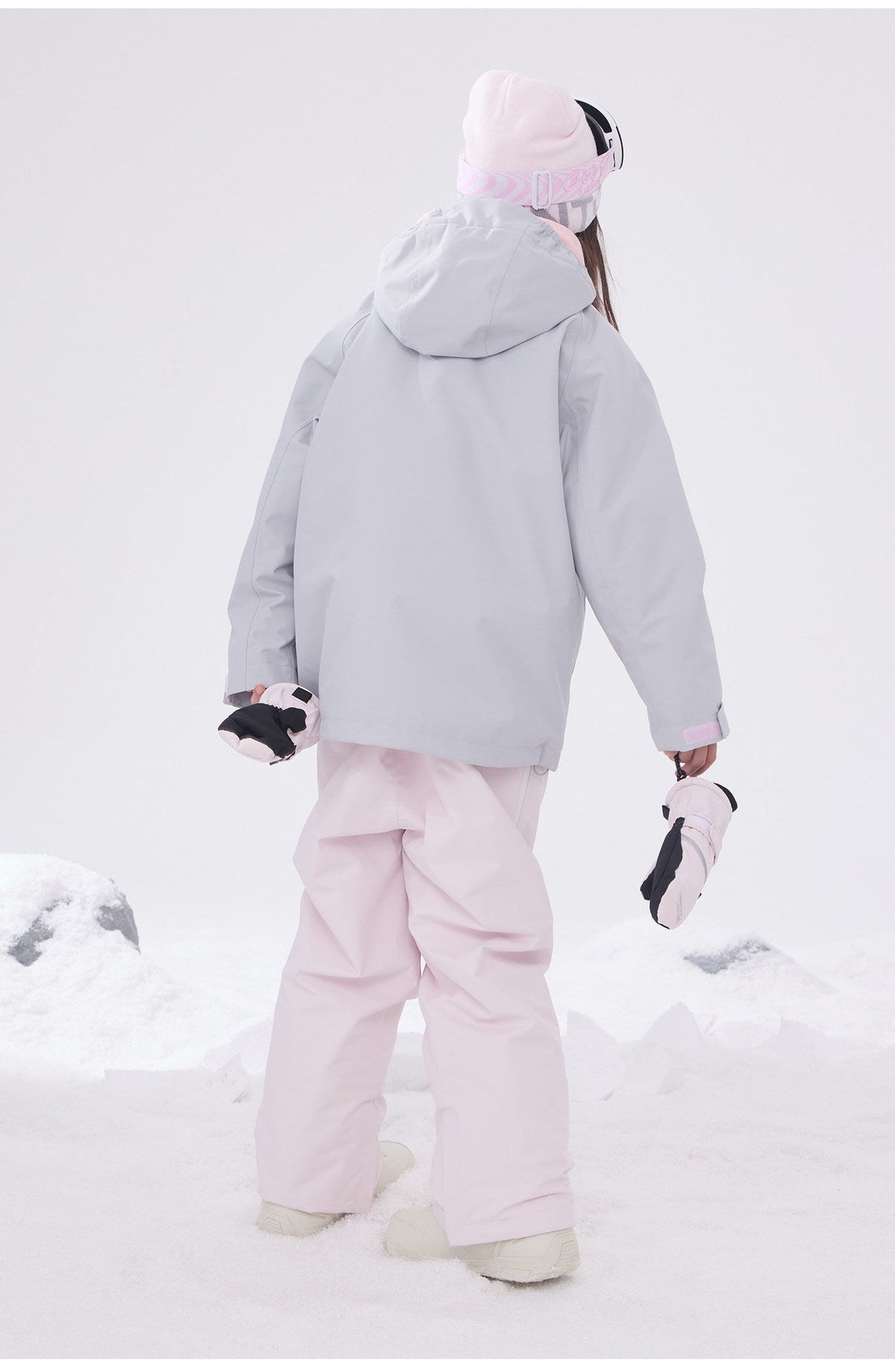 Kids' Waterproof Three-Layer Snow Shell Jacket