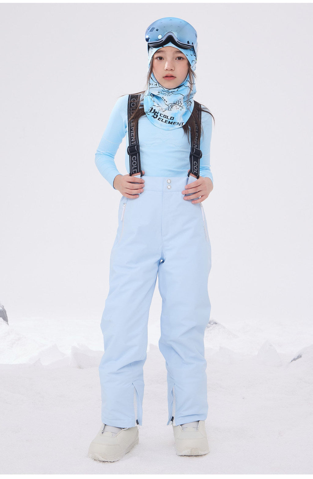 Kids' Seam-Sealed Three-Layer Insulated Snow Bibs