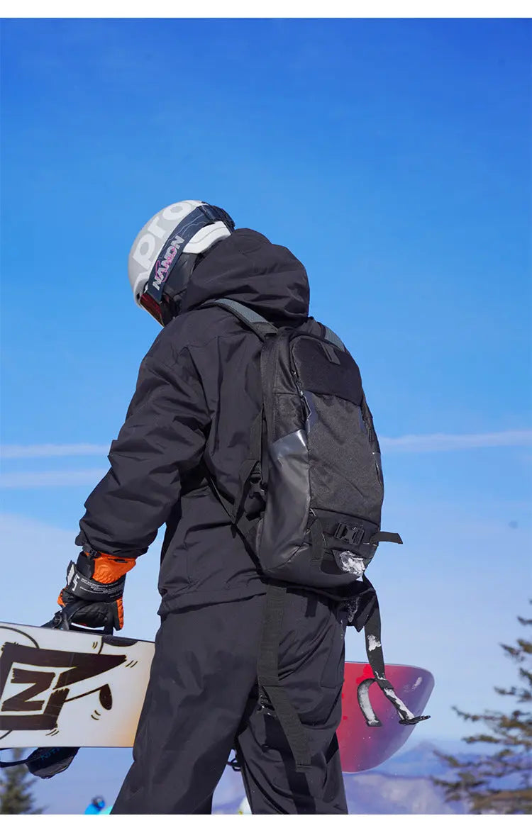 Insulated Ski Jacket & Pants Set Winter Outwear for Sports