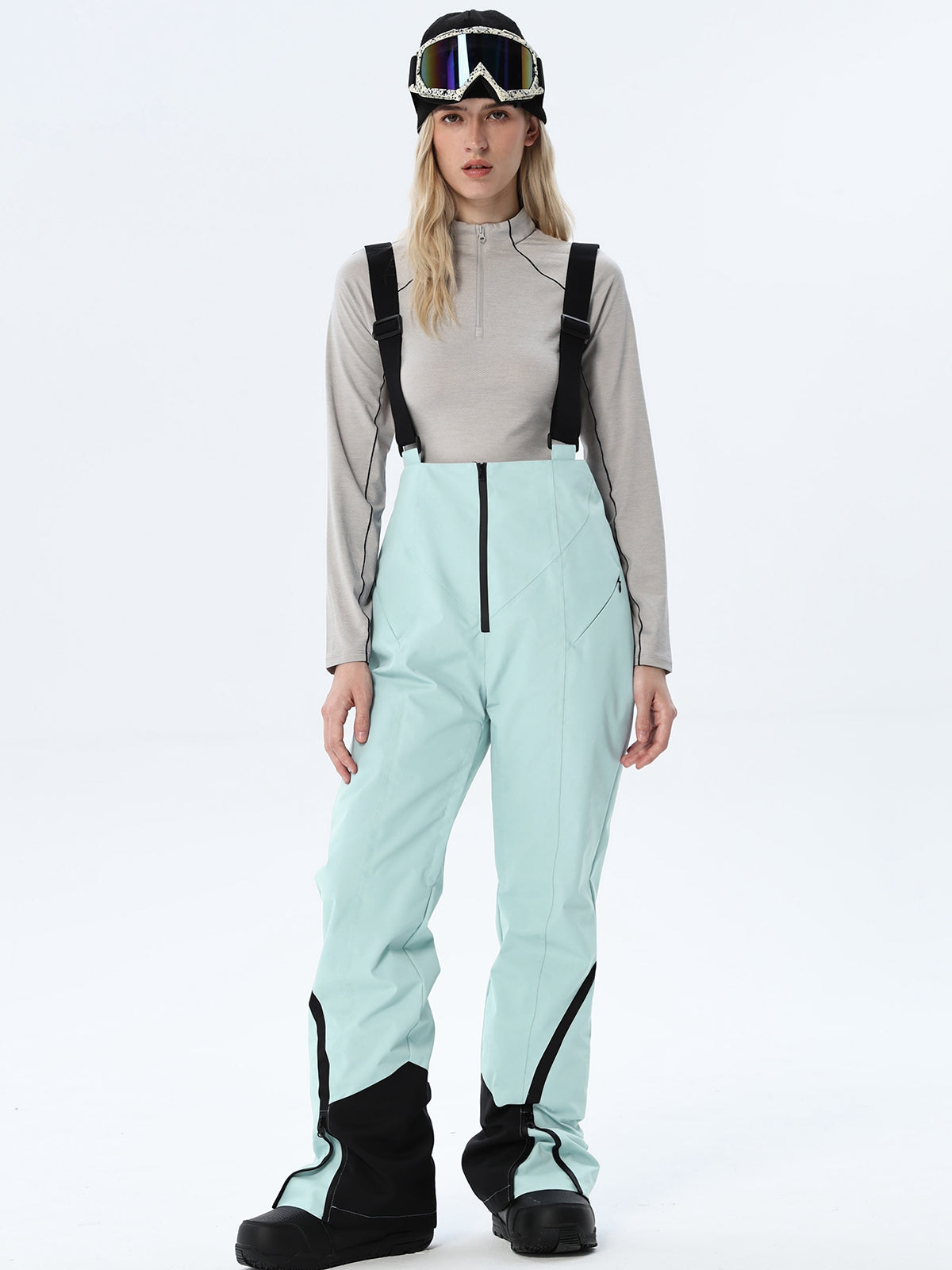 Women's High-Rise Suspender Snow Overalls