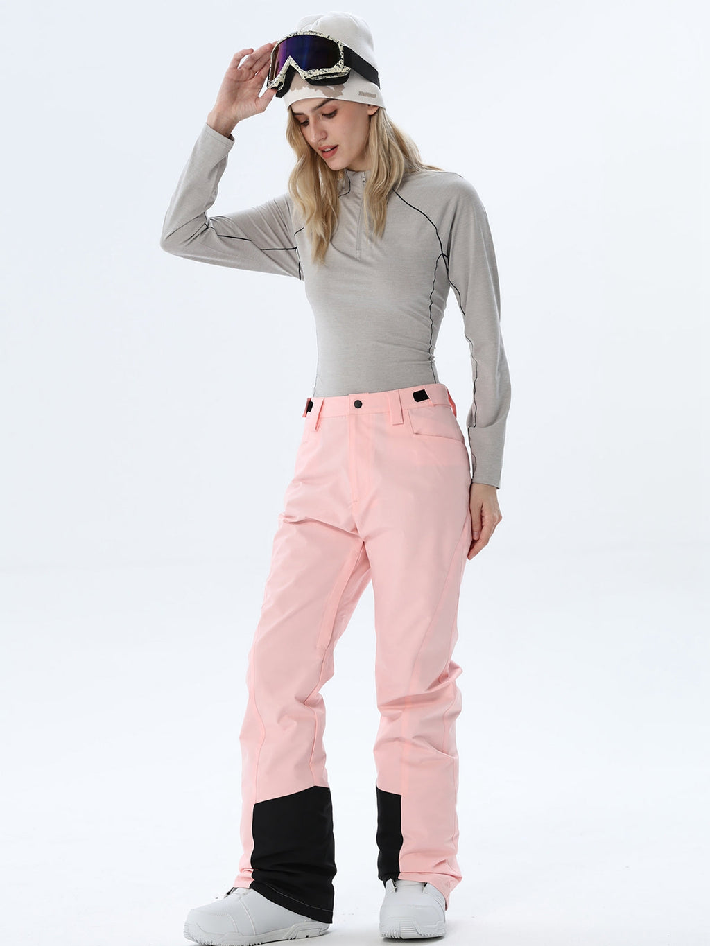 Women's Straight-Leg Snow Pants with Ankle Panels