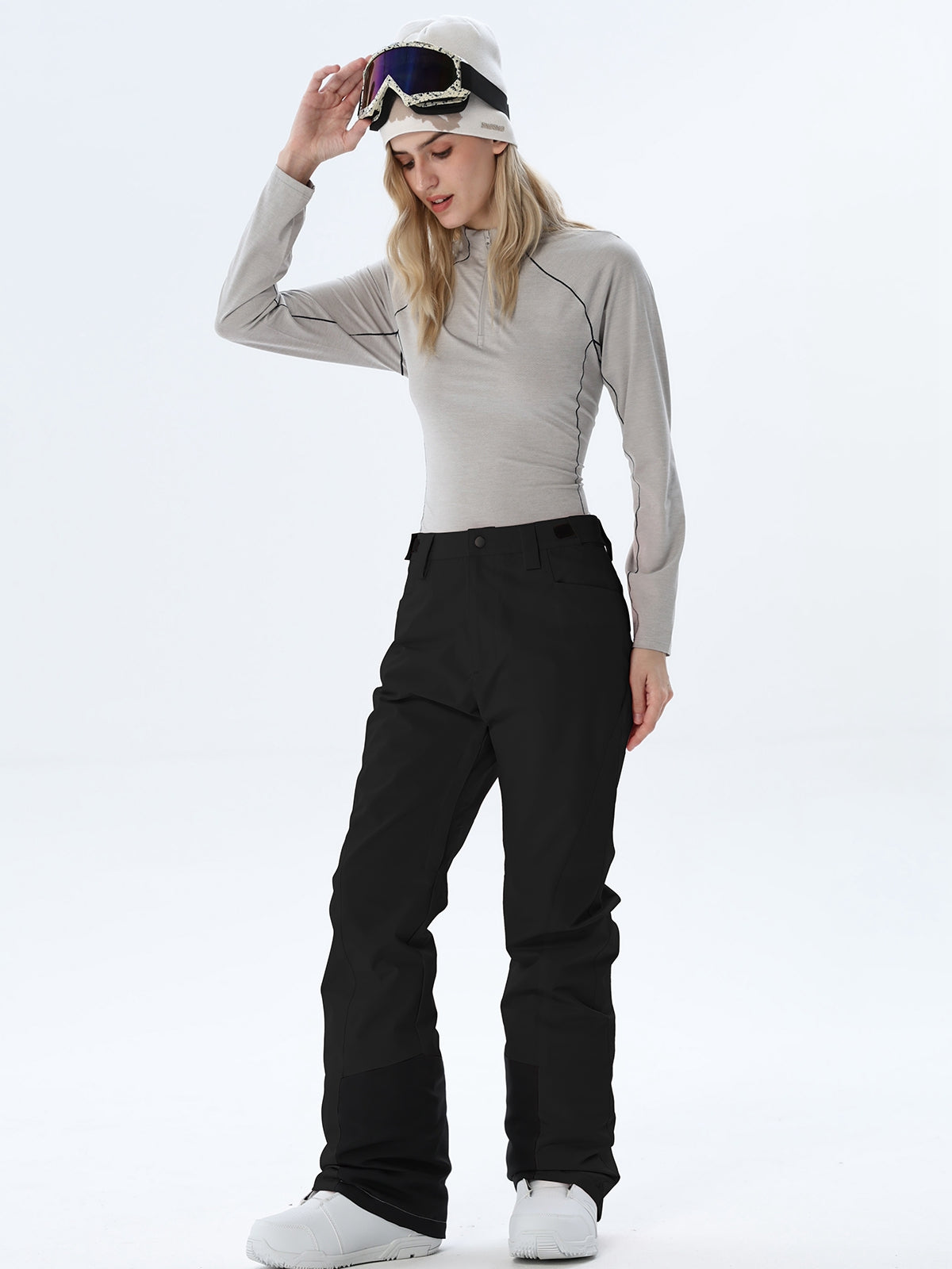 Women's Straight-Leg Snow Pants with Ankle Panels