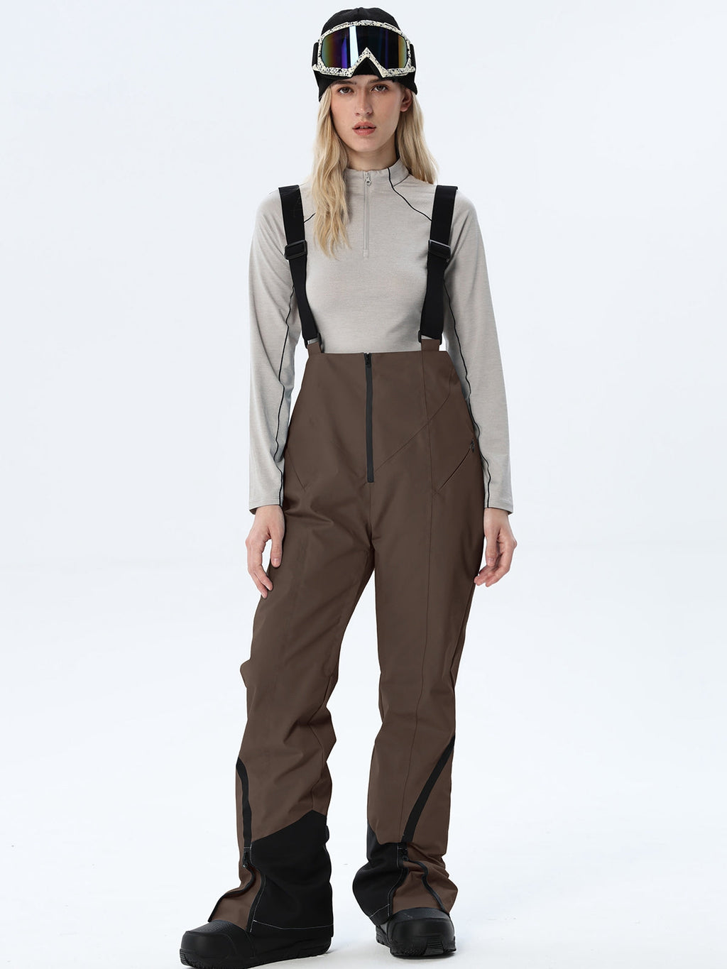 Women's High-Rise Suspender Snow Overalls