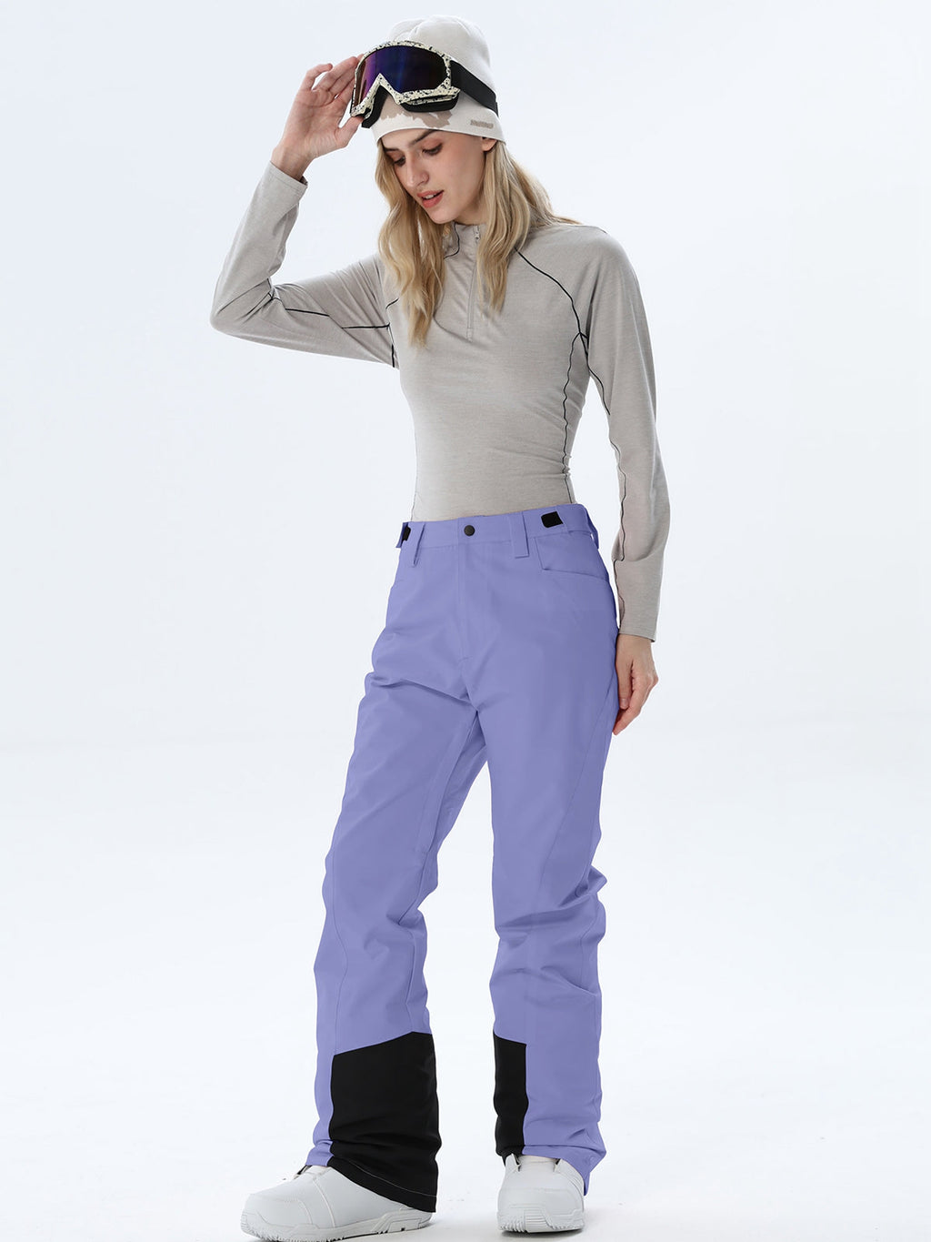 Women's Straight-Leg Snow Pants with Ankle Panels