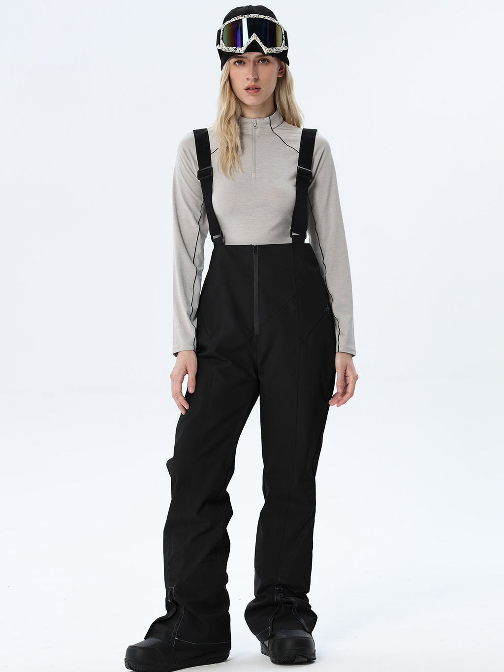 Women's High-Rise Suspender Snow Overalls
