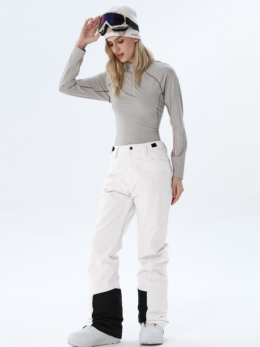 Women's Straight-Leg Snow Pants with Ankle Panels