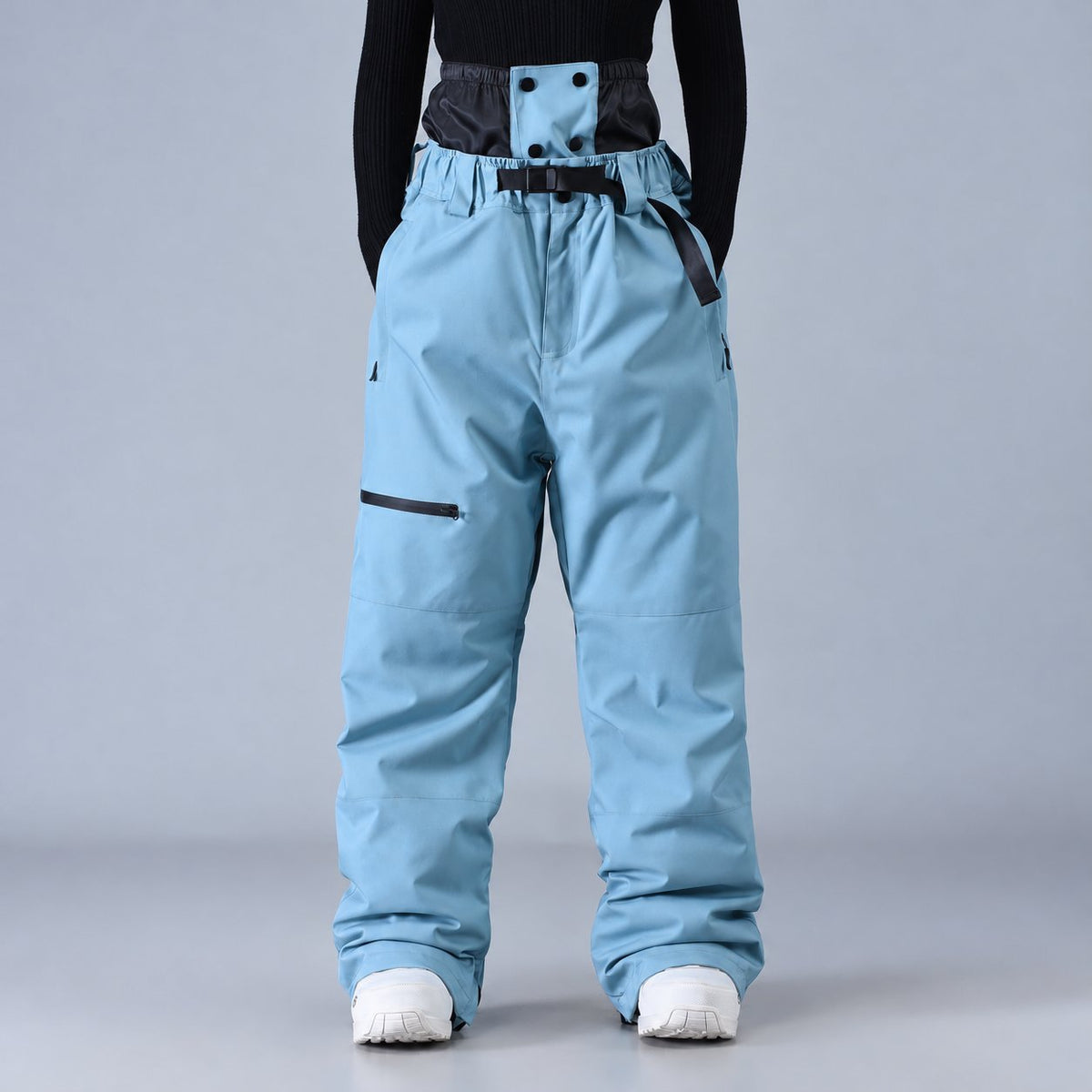 Unisex High-Rise Wide-Leg Snowboard Trousers