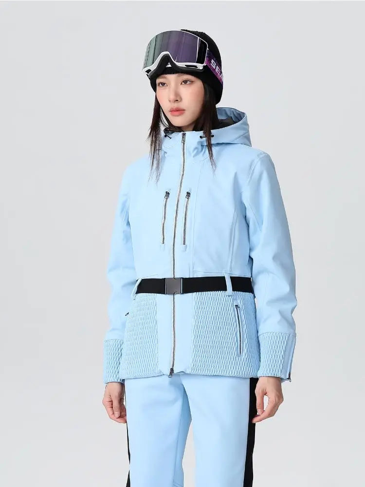 Women's 3L Insulated Ski Jacket Slim Fit Sports Wear