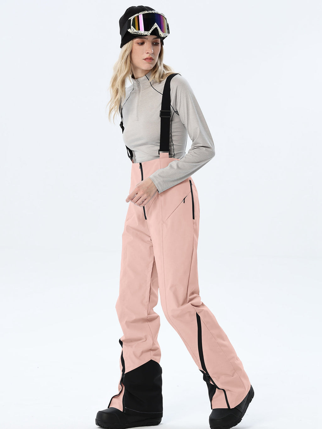 Women's High-Rise Suspender Snow Overalls