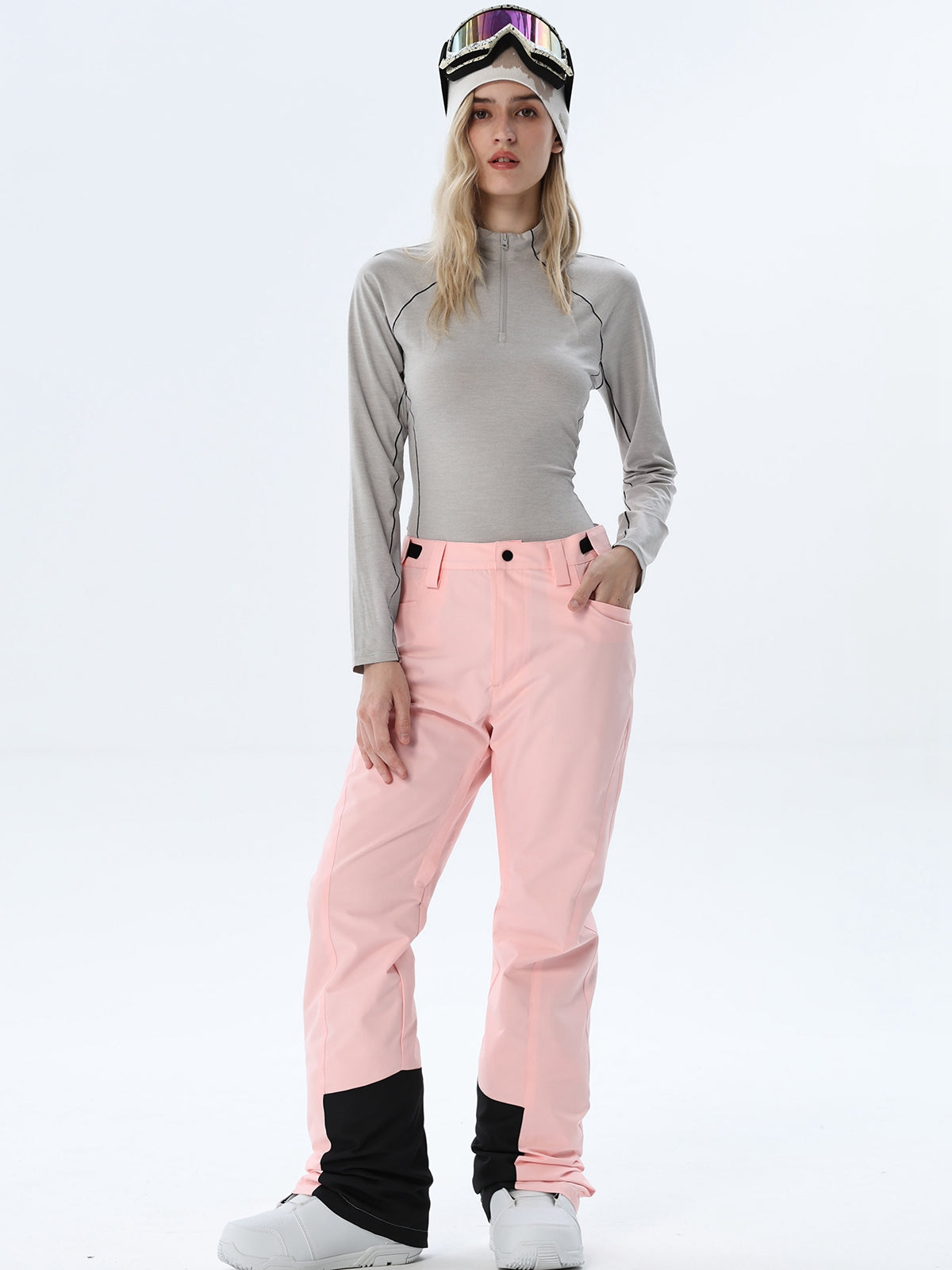 Women's Straight-Leg Snow Pants with Ankle Panels