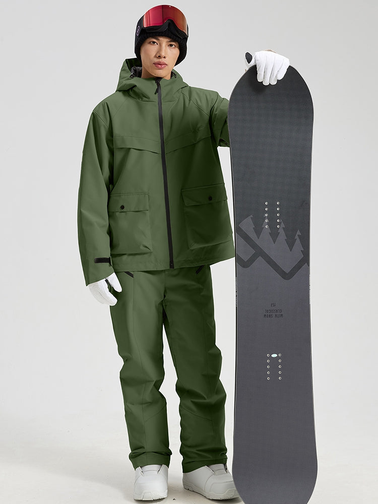 Men's Relaxed Two-Piece Snowboarding Outfit