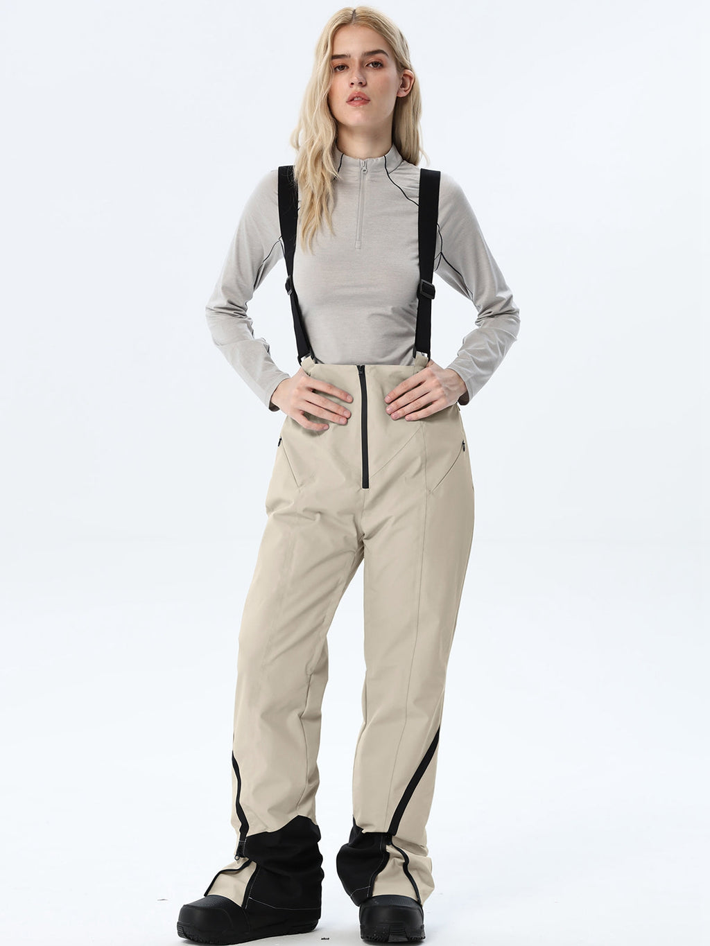 Women's High-Rise Suspender Snow Overalls