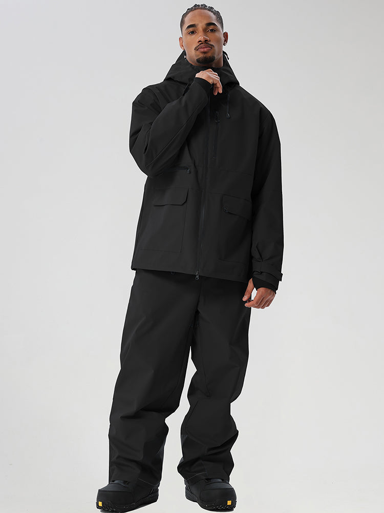 Men's Full-Zip Utility Ski Jacket and Pants