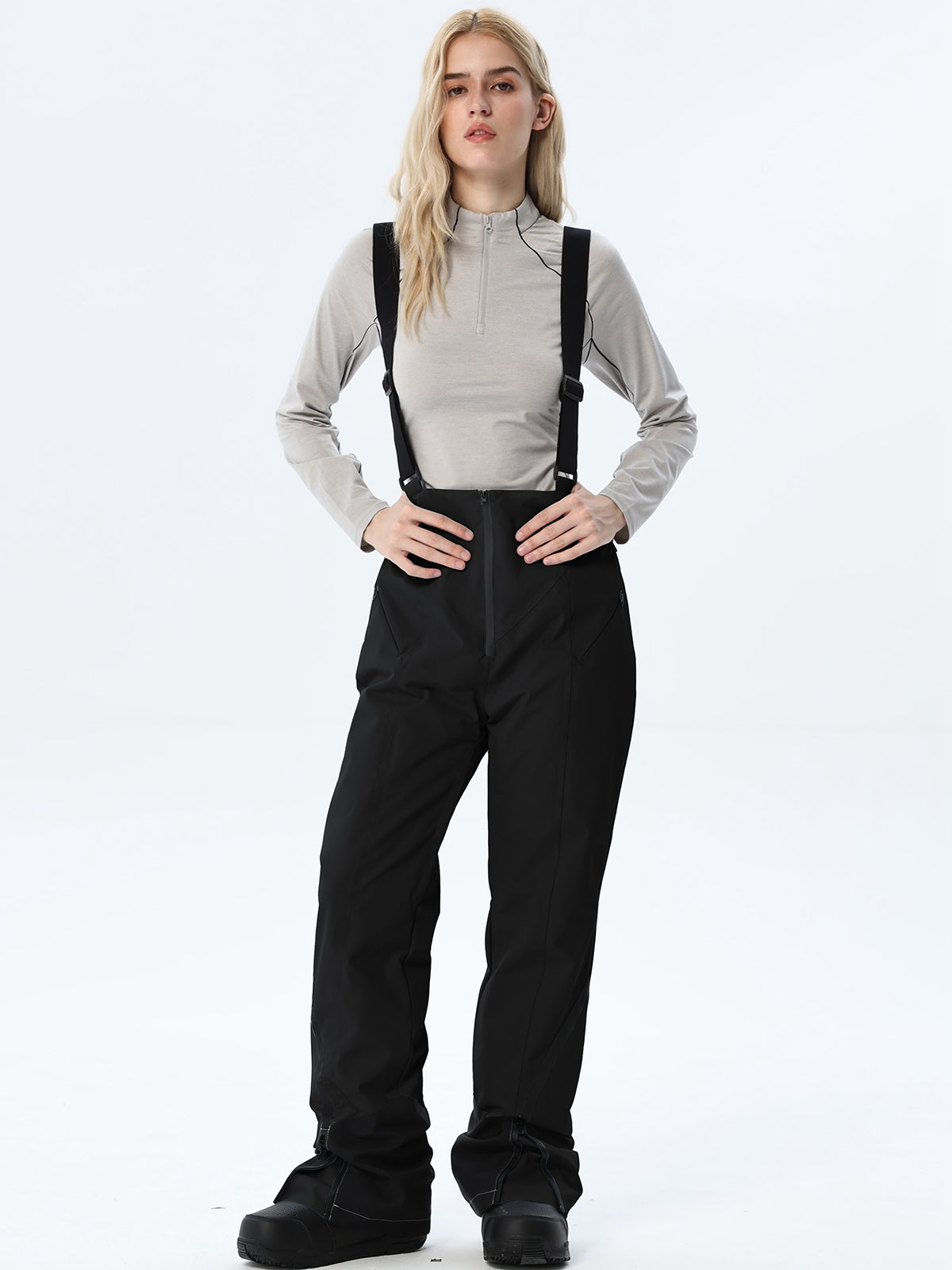 Women's High-Rise Suspender Snow Overalls