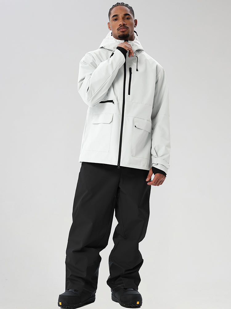 Men's Full-Zip Utility Ski Jacket and Pants