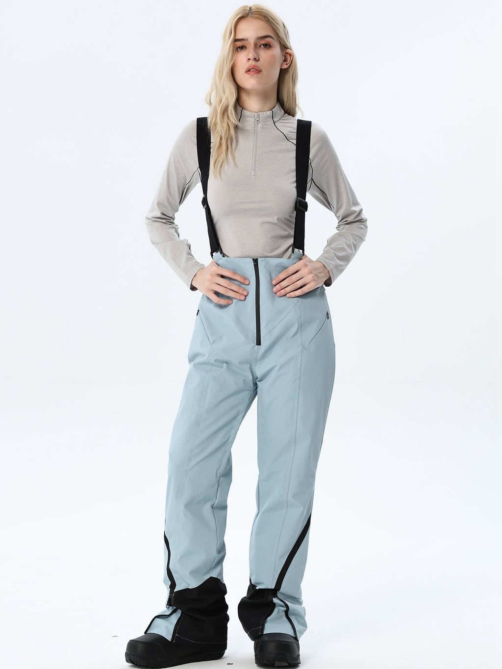 Women's High-Rise Suspender Snow Overalls
