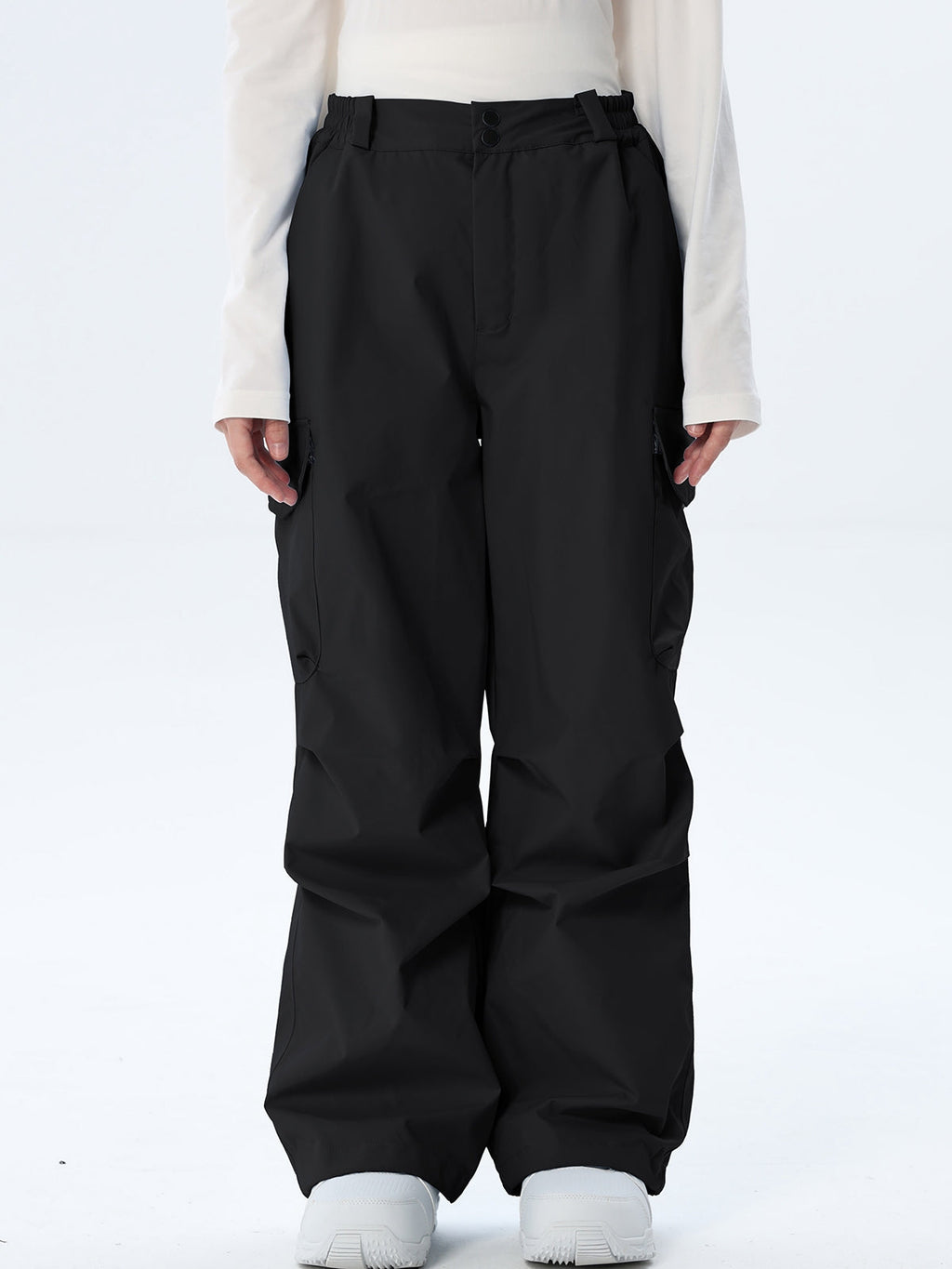 Women's Wide-Leg Cargo Snowboarding Trousers