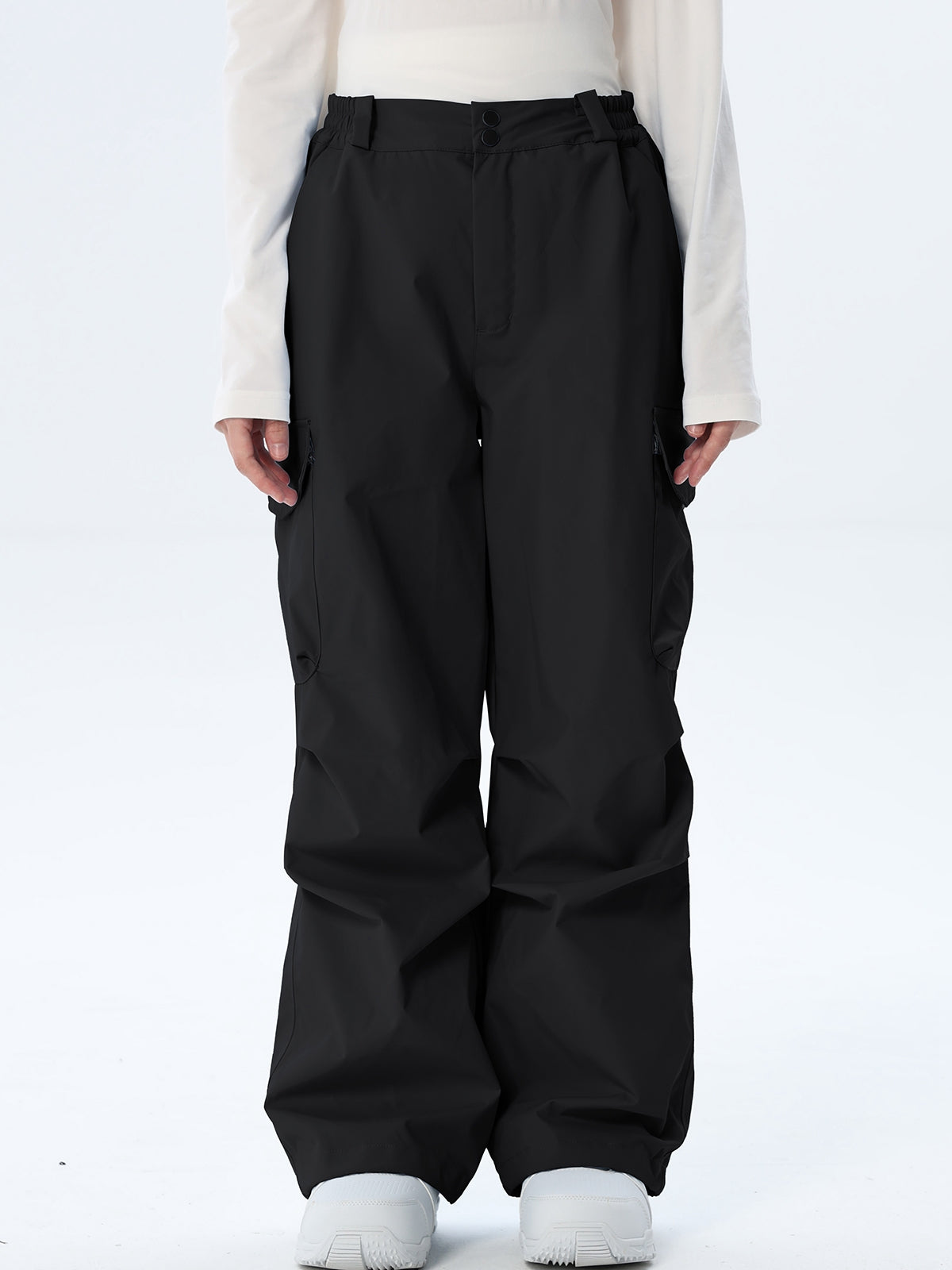 Women's Wide-Leg Cargo Snowboarding Trousers