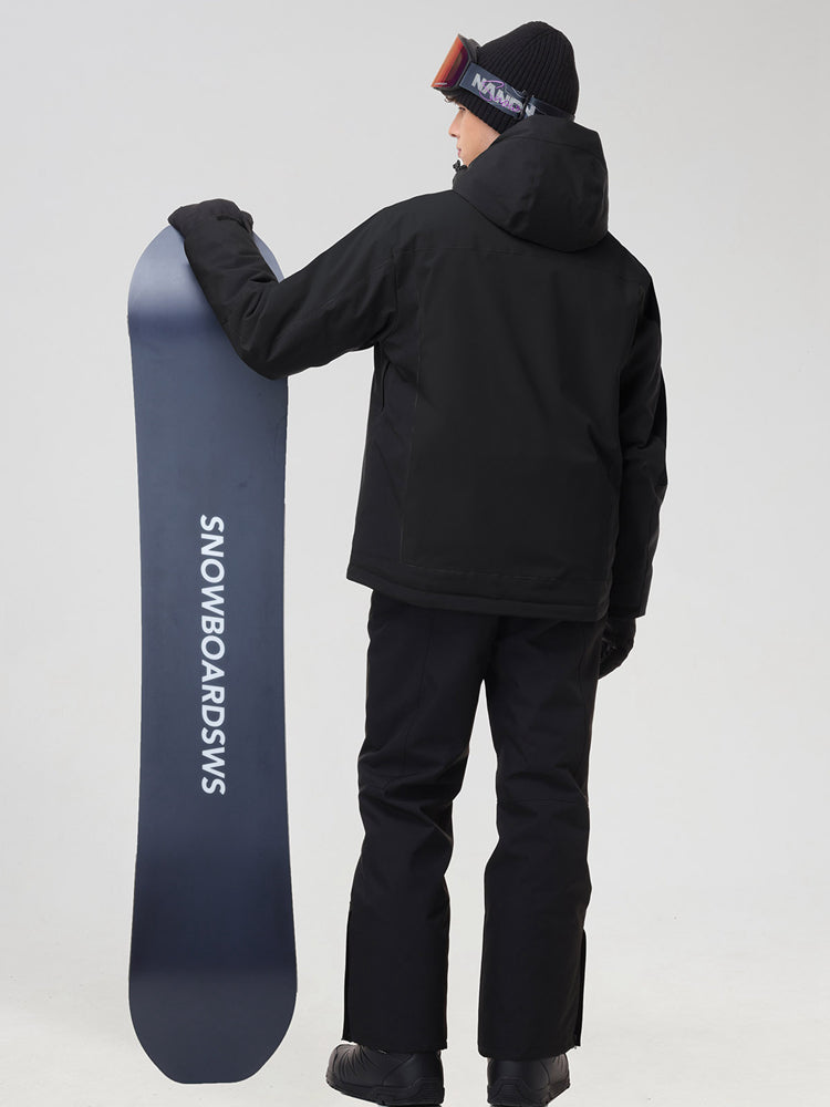 Men's Two-Tone Ski Jacket and Matching Snow Pants