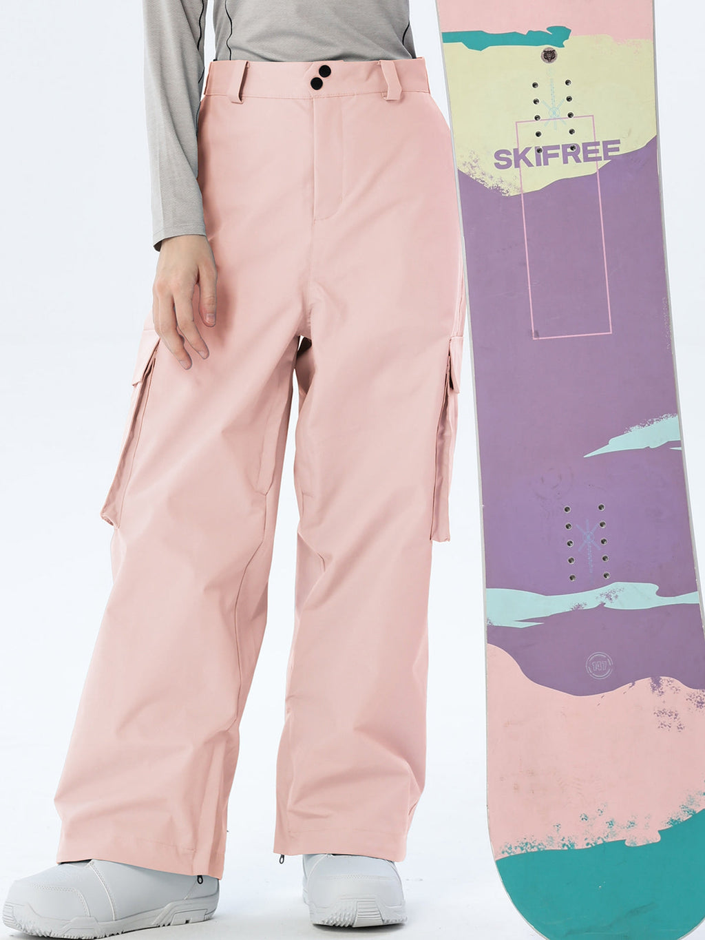 Women's Loose-Cut Ski Pants with Side Pockets