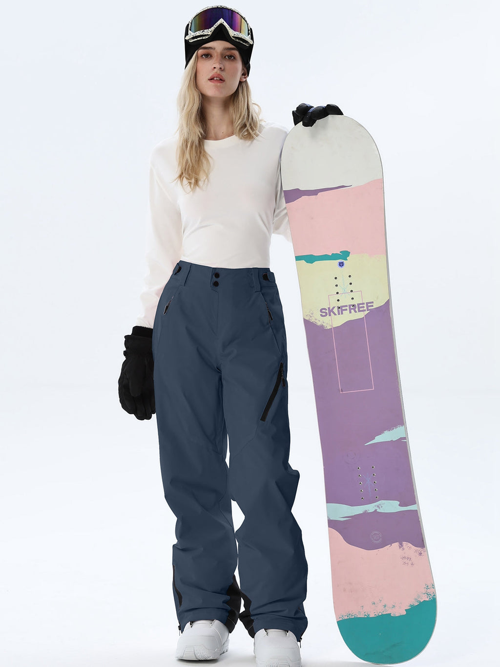 Women's Zip-Pocket Winter Ski Trousers